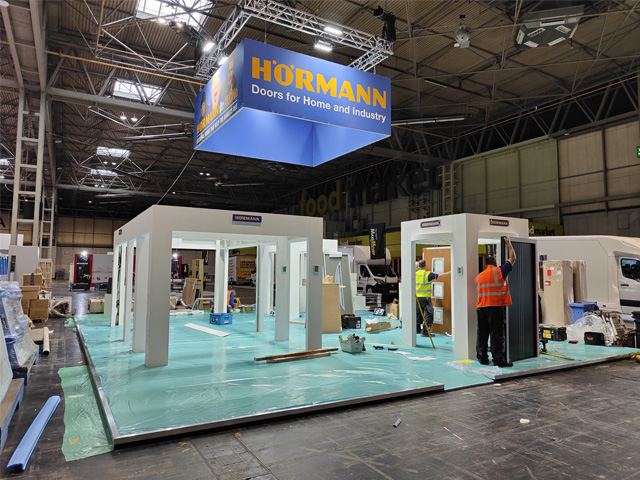 Packing up the Hormann FIT 2022 exhibition stand
