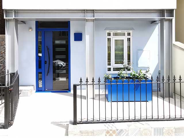 Blue Front Door Winchester 